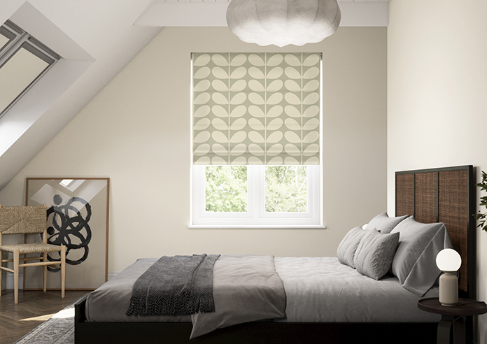 Orla Kiely Jumbo Solid Stem, Pebble - Roman Blind - Image 3